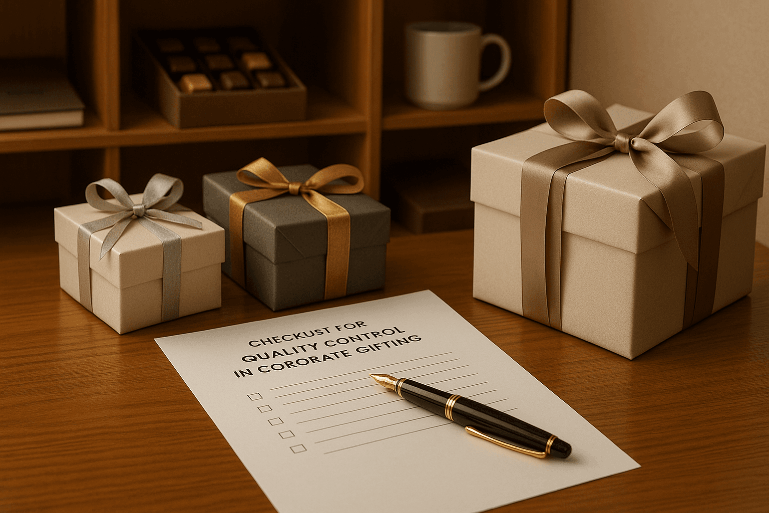 Checklist for Quality Control in Corporate Gifting