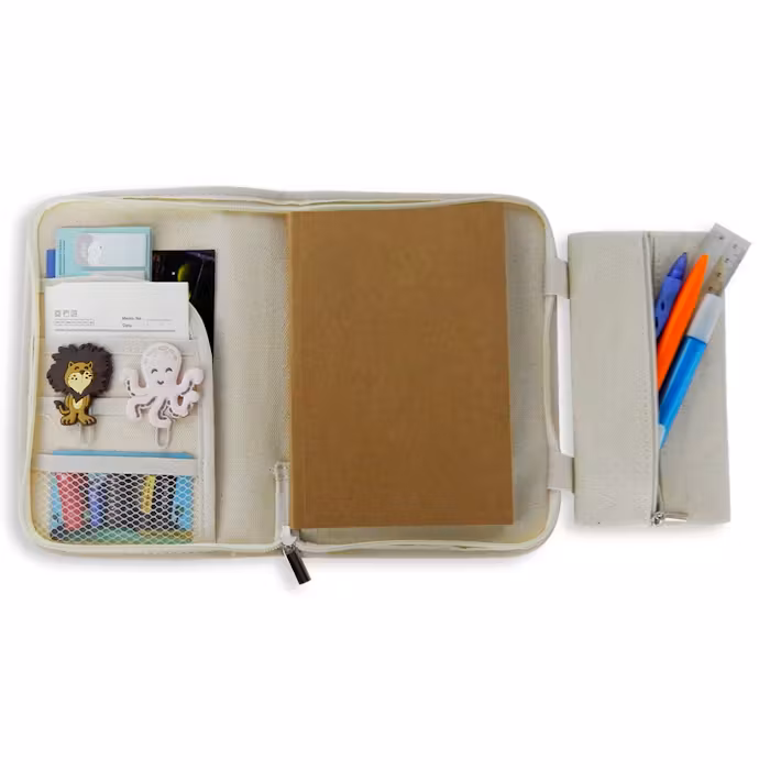 Canvas Organiser with Notebook - alternate view
