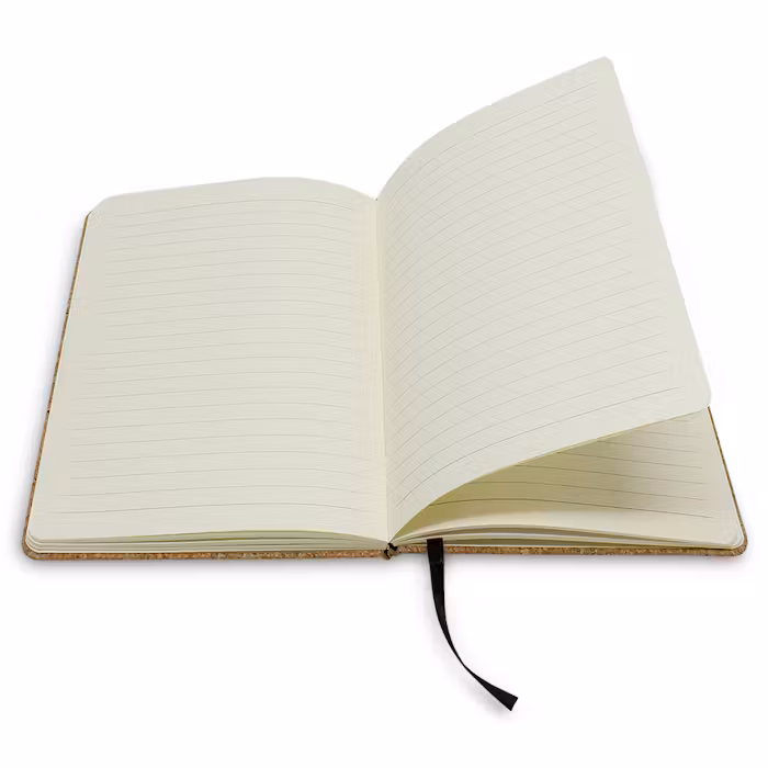 Cork Notebook with Colour Band - A5 - alternate view