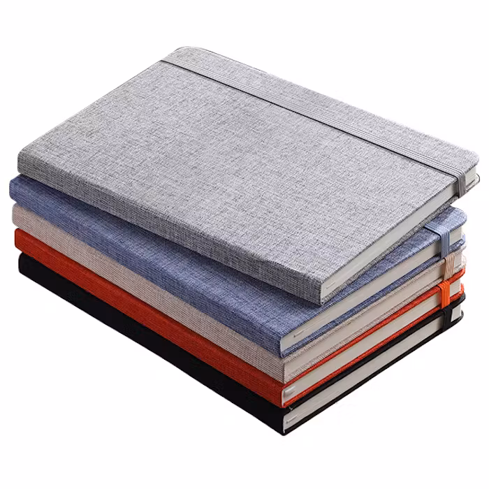 Notebook with Cotton PU - A5 - alternate view