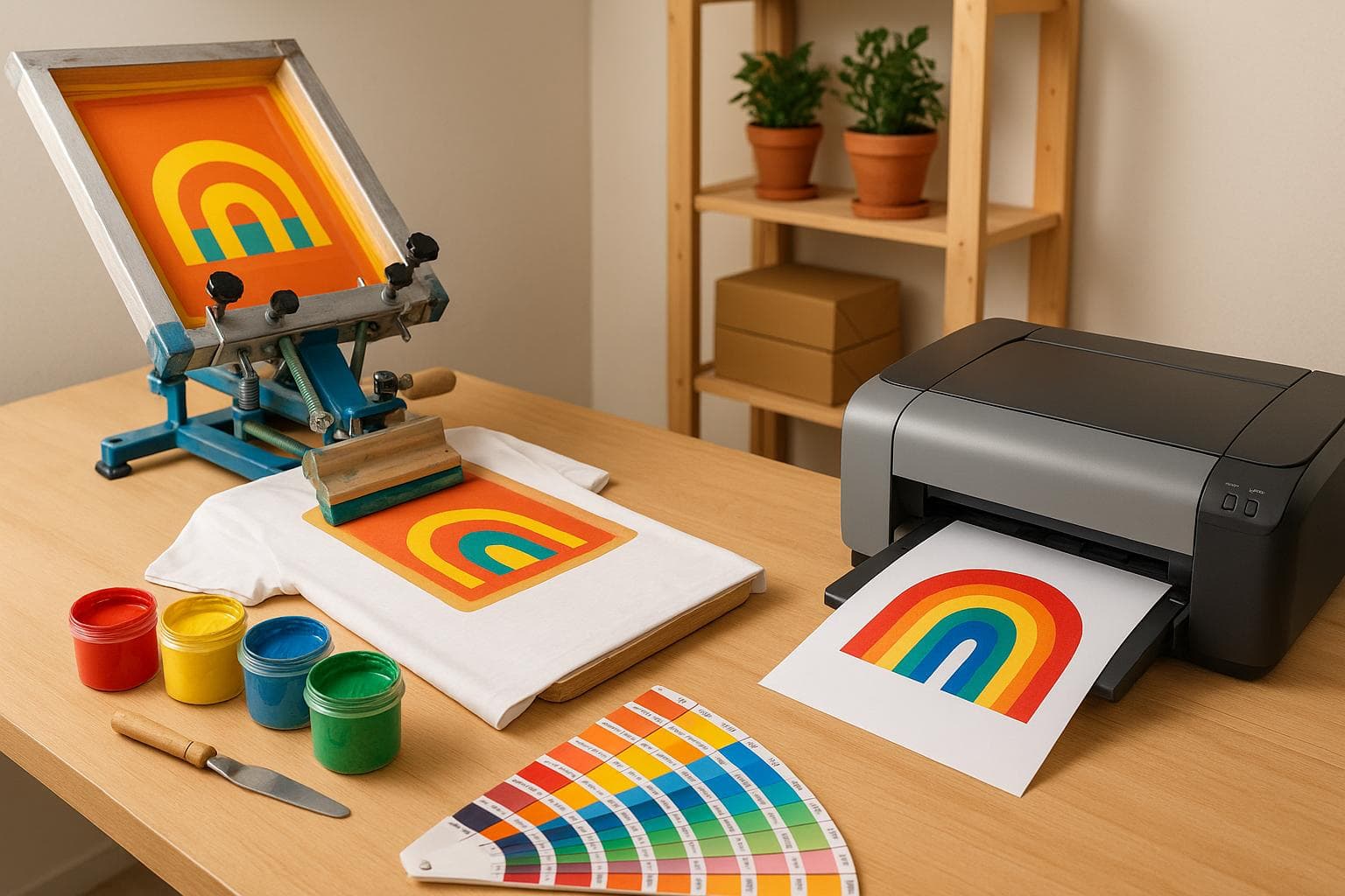 Screen Printing vs Digital Printing: Key Differences