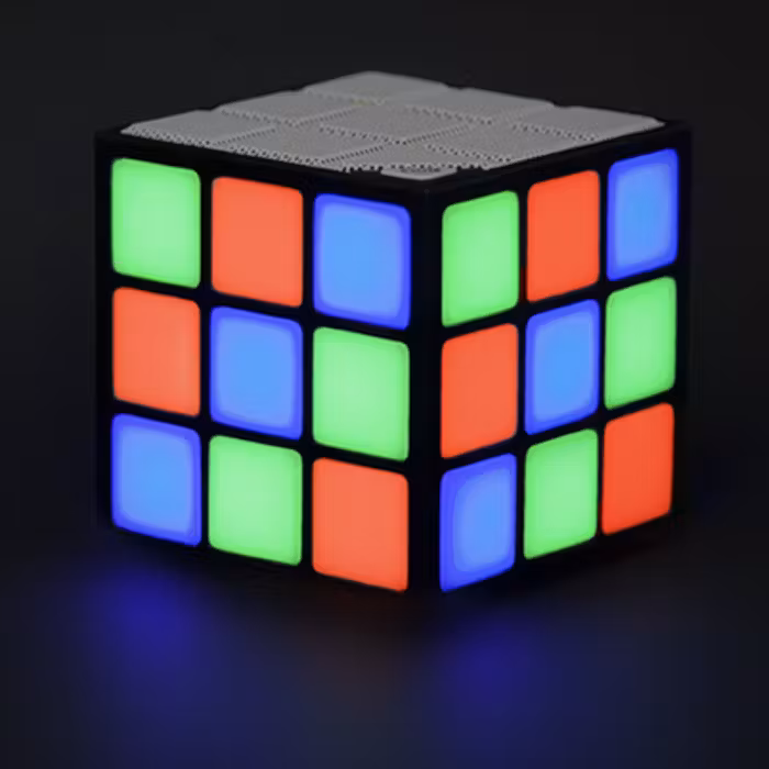 Bluetooth Cube Speaker with LED Light Show - alternate view