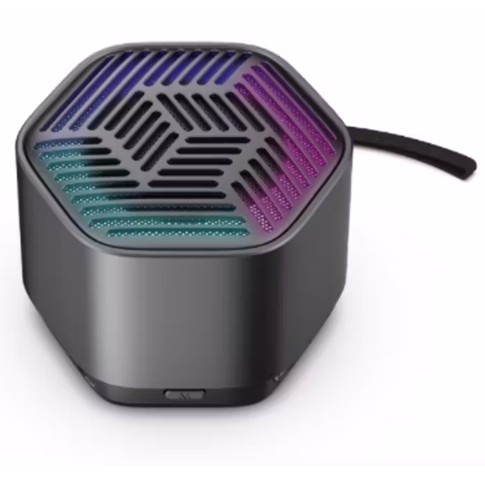 Hexagon Wireless Speaker with LED Light - alternate view