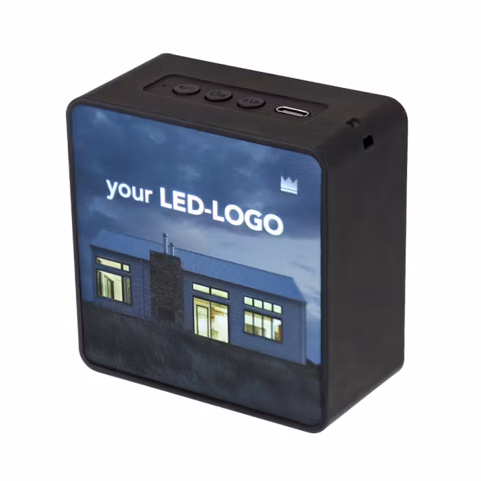 Light Up Logo Bamboo Wireless Charger