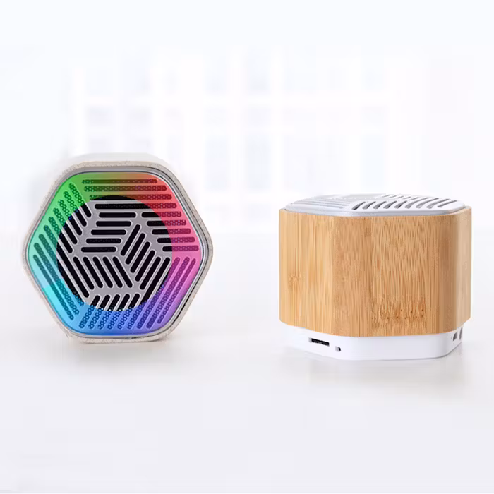 Wireless Speaker with LED Light - Eco-friendly - alternate view