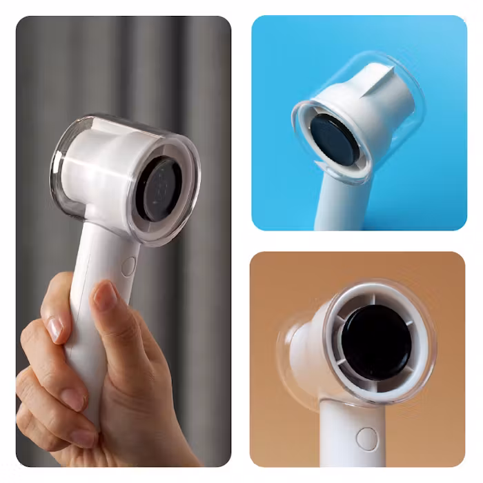 100 Speed Turbo Handheld Fan with Digital Display