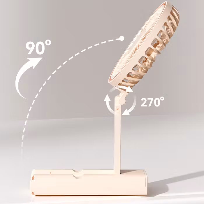 Lightweight Fan with Phone Holder - alternate view