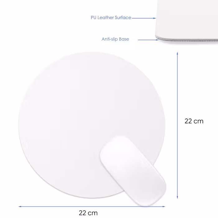Orbit Mousepad - PU Leather - alternate view
