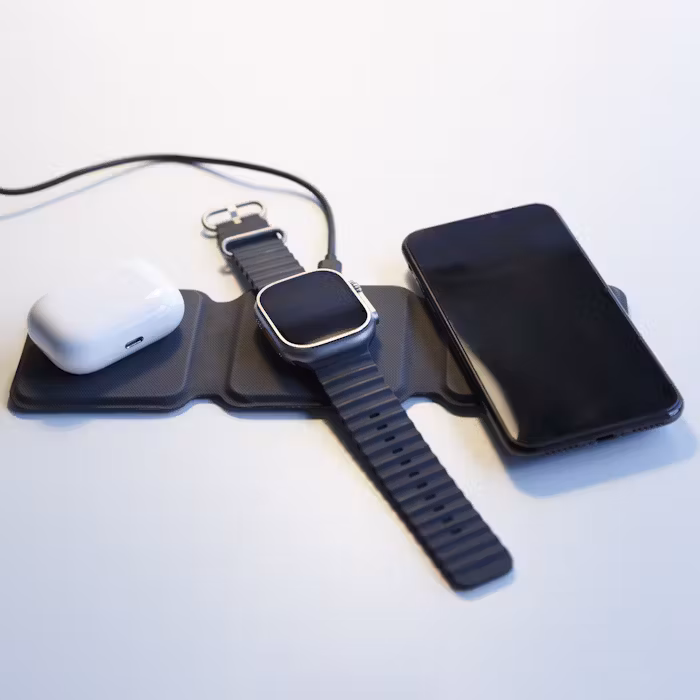 Foldable Wireless Charger - 3 in 1 - alternate view