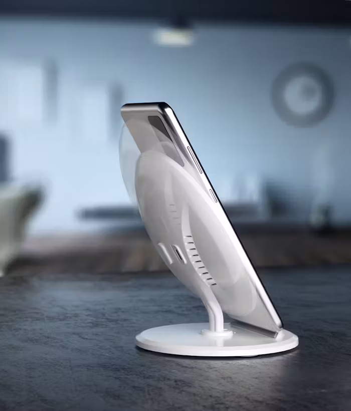 Halo Adjustable Wireless Charger Phone Holder