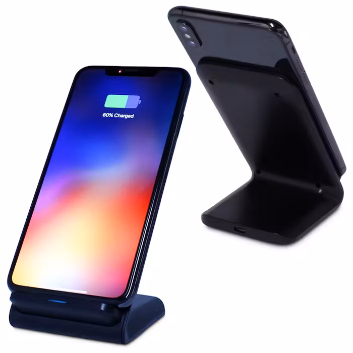 Lux Qi Fast Charge Wireless Charger Phone Stand