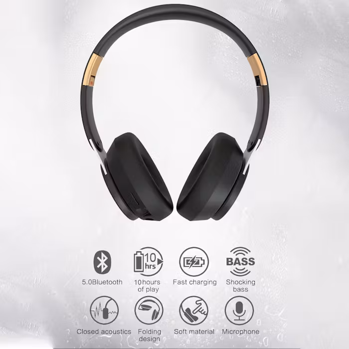 Wireless Bluetooth Headphone - Foldable - alternate view