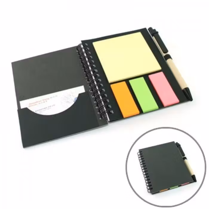 A6 Recycled Eco-Friendly Notebook with Pen