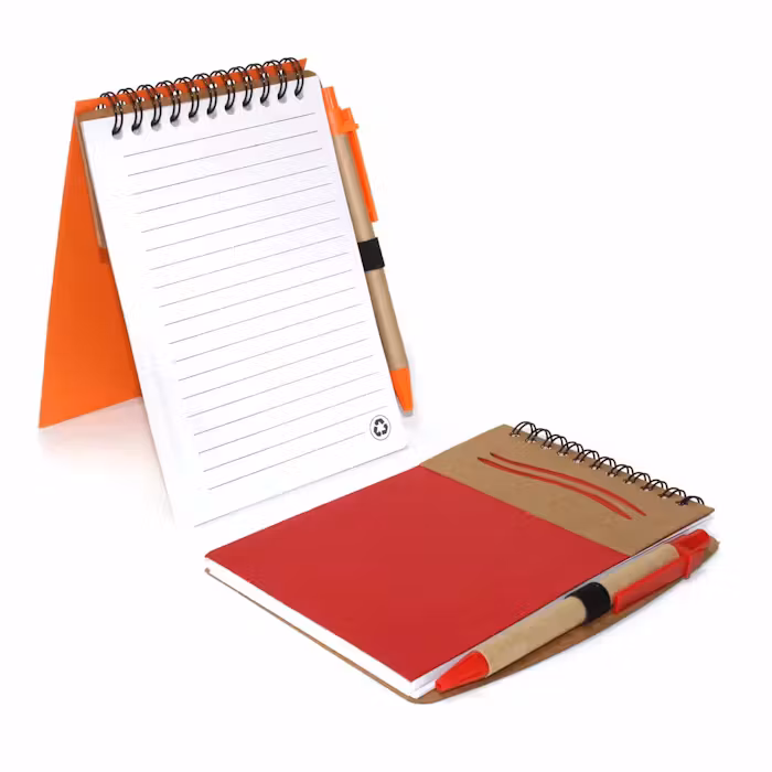 Twister Eco-Friendly Notepad with Pen