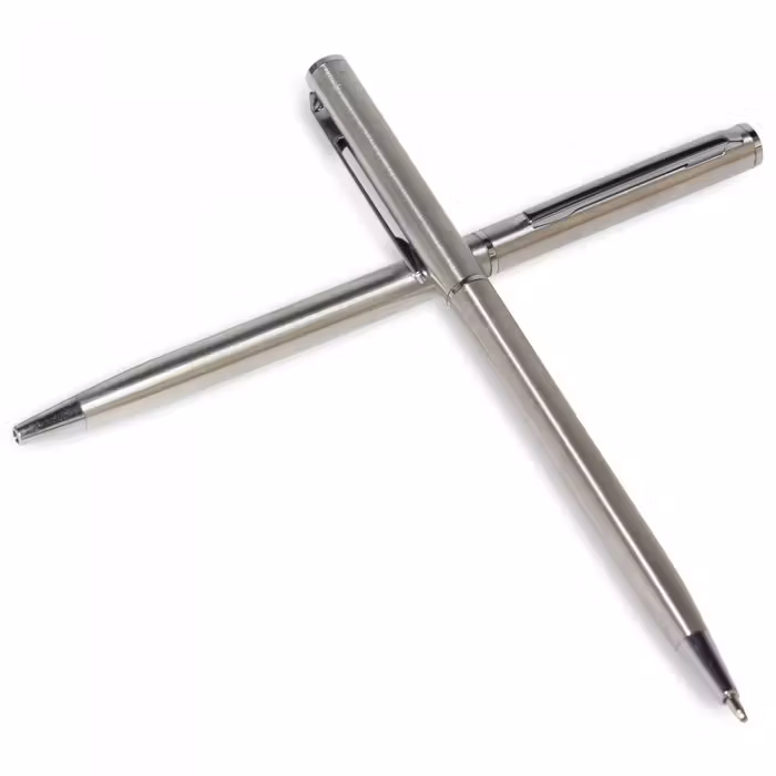 Sleek Metallic Ball Pen - Twist-to-Write