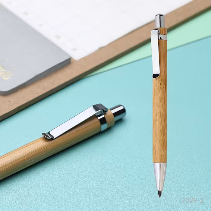 Eco Inkless Metal Alloy Bamboo Pen - alternate view