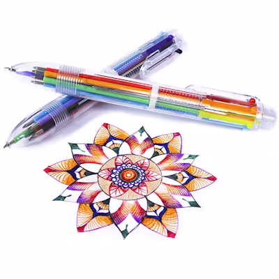 Rainbow Multicolor 6-in-1 Pen - alternate view