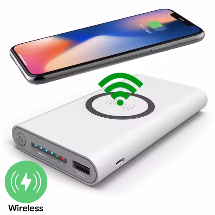 Qi Wireless Charging Powerbank with Type-C Port