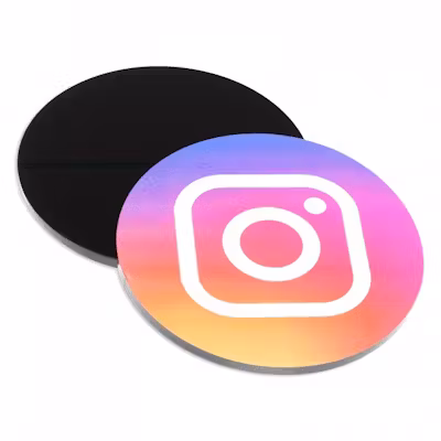 Acrylic Coaster - alternate view