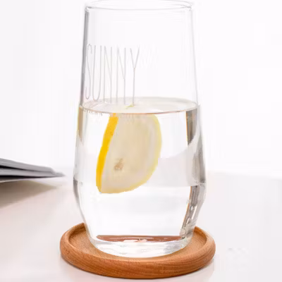 Heat Insulation Grooved Wooden Coaster - alternate view