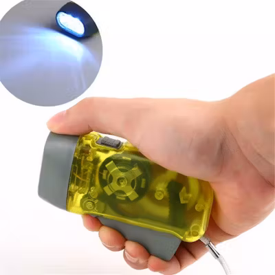 Dynamo Wind-up LED Torch Light - alternate view