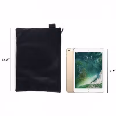 Zipper A4 Pouch (PU Leather) - alternate view