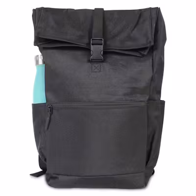 Buckle Top Laptop Backpack