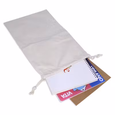 Canvas Drawstring Pouch Large Capacity - alternate view