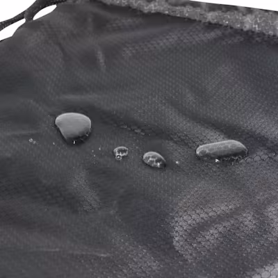 High Quality Drawstring Bag with Front Pocket - alternate view