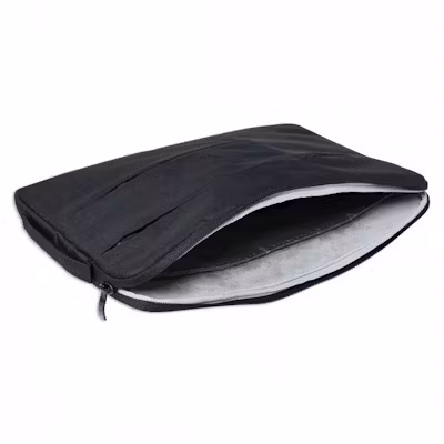 13 Inch Laptop Sleeve with Multi Zip Design and Handle - alternate view