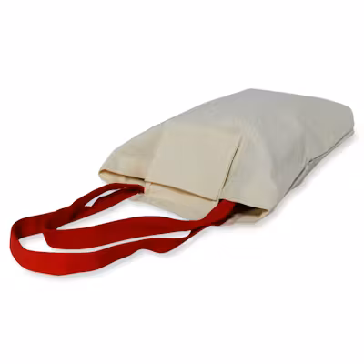 Canvas Tote Bag with Pocket (12oz) - alternate view