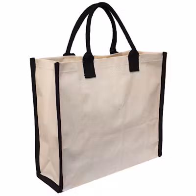 Side Line Canvas Tote Bag