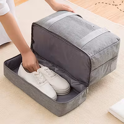 Spacious Travel Bag with Shoe Compartment