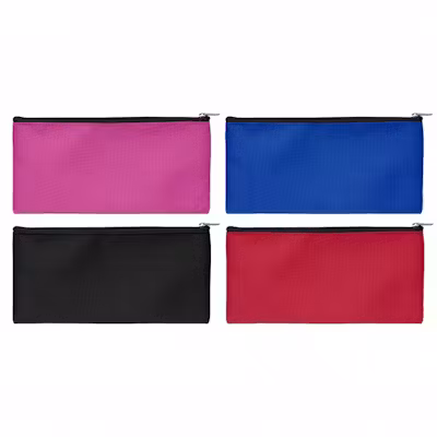 Nylon Zipper Stationery Pouch - alternate view