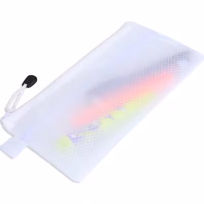 PVC Zipper Stationery Pouch - alternate view