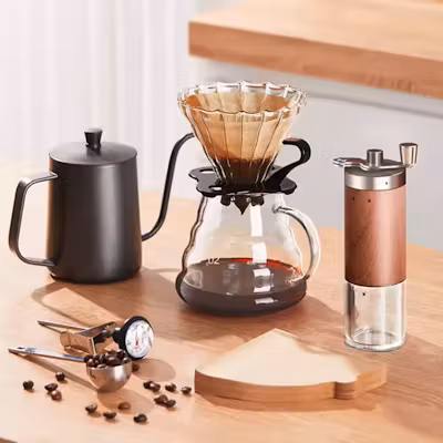 Pour-Over Coffee Set - 6 pcs - alternate view