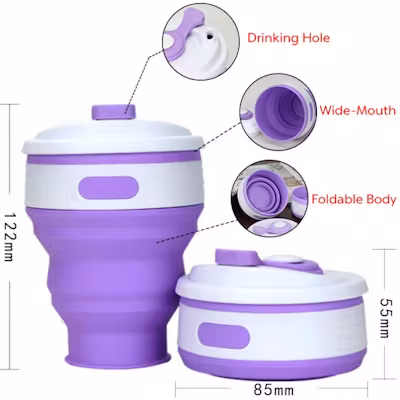 Collapsible Coffee Cup - alternate view
