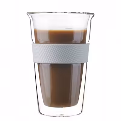 Double Wall Insulated Glass Mug - alternate view