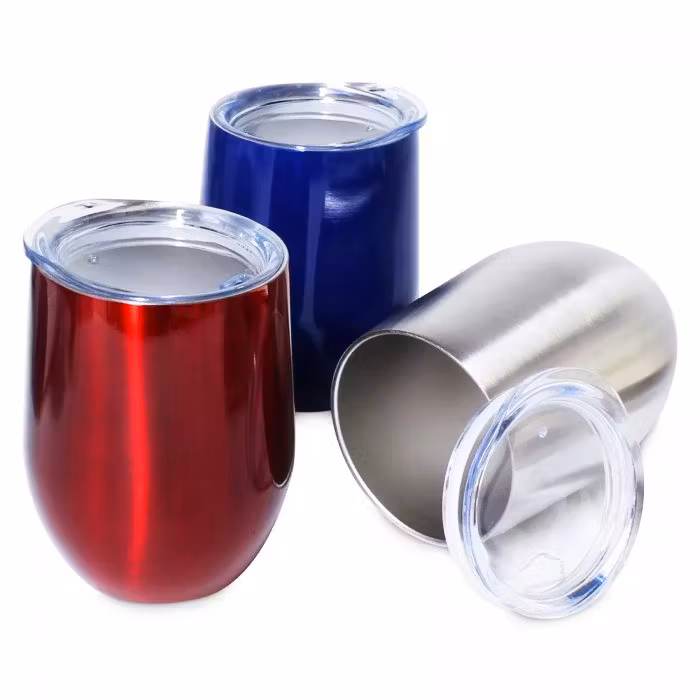 Eggy Double Wall Stainless Steel Mug with Lid