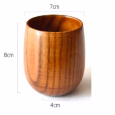 Japanese Sake Bamboo Cup - alternate view