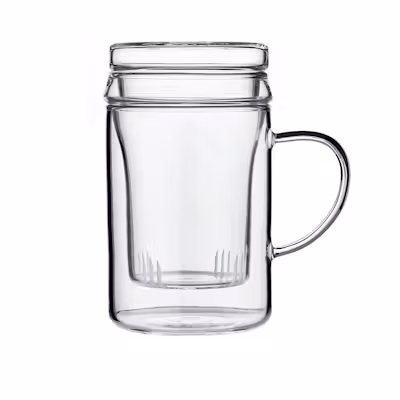 Tea Maker Glass Cup - 400ml - alternate view