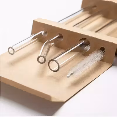 Eco-Friendly Glass Straw Set - alternate view