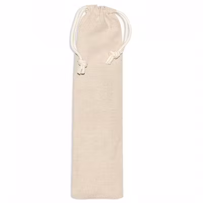 Metal Straw Set in Canvas Pouch - alternate view