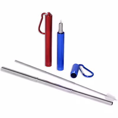 Telescopic Straw Kit Stainless Steel