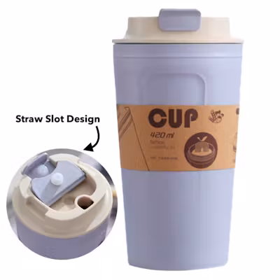 Eco-friendly Wheat Straw Insulated Tumbler