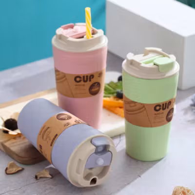 Eco-friendly Wheat Straw Insulated Tumbler - alternate view