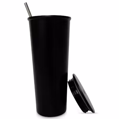 Premium Stainless Steel Cold Cup with Straw