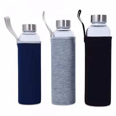 Hario Glass Bottle with Sleeve - alternate view