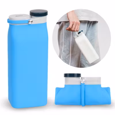 Silicone Foldable Water Bottle