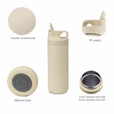 Sips Insulated Stainless Steel Bottle - alternate view